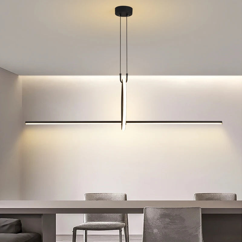 Simple led chandelier study room kitchen bedroom foyer living room hotel restaurant coffee shop office villa indoor family light