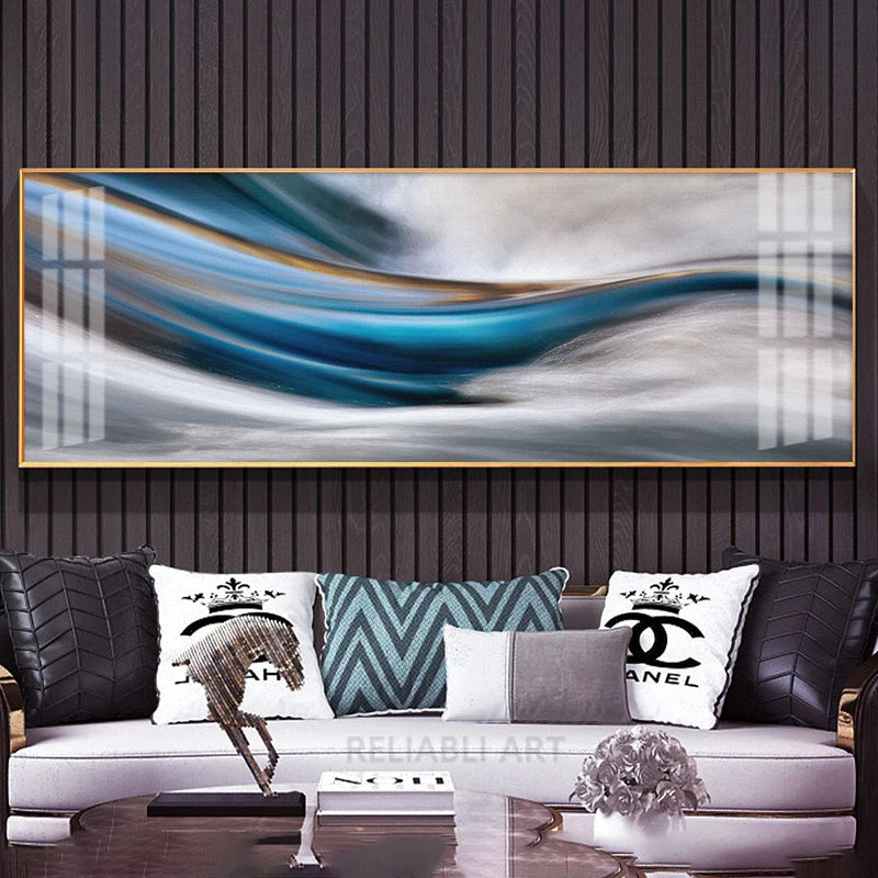 Modern Luxury Golden Feathers Gold Foil Deer Canvas Painting Wall Art Abstract Nordic Posters Prints for Living Room Decoration