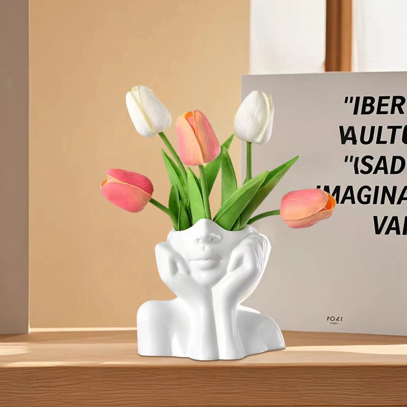 Thinking Girl Vase