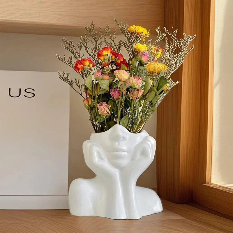 Thinking Girl Vase