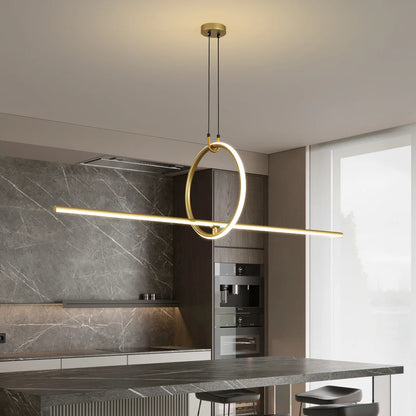 Simple led chandelier study room kitchen bedroom foyer living room hotel restaurant coffee shop office villa indoor family light