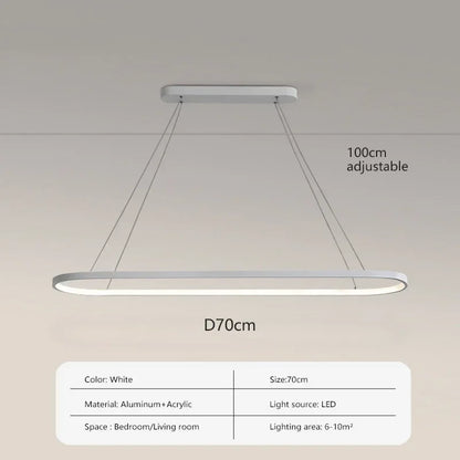 Modern LED Pendant Light 70/90CM Line Lamp For Living Room Dining Room Office Hotel Haning light Home Decor Lighting Fixtures
