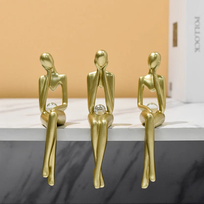 Abstract Thinker Statue