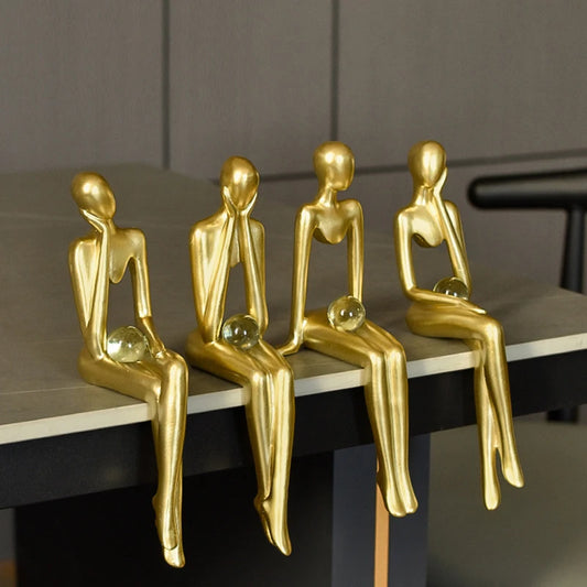 Abstract Thinker Statue