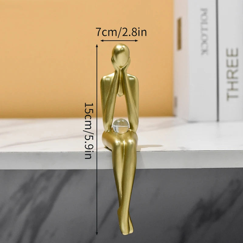 Abstract Thinker Statue