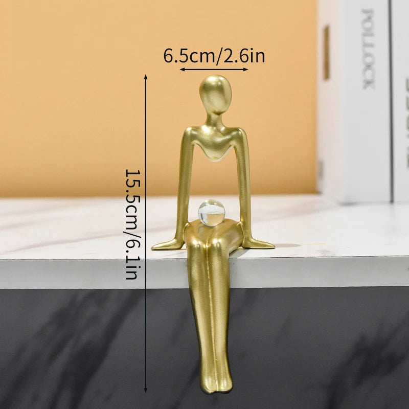 Abstract Thinker Statue