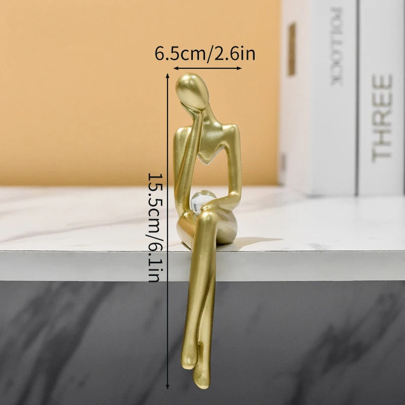 Abstract Thinker Statue