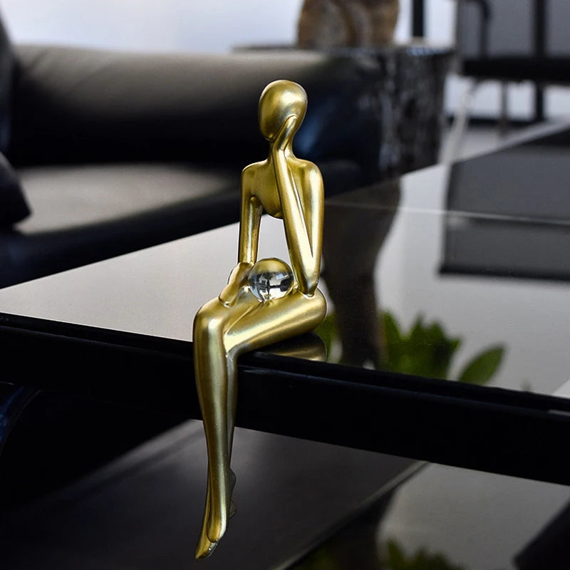 Abstract Thinker Statue