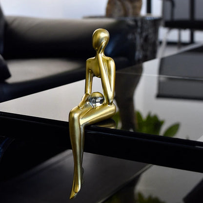 Abstract Thinker Statue