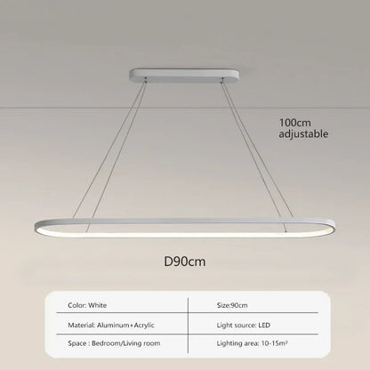 Modern LED Pendant Light 70/90CM Line Lamp For Living Room Dining Room Office Hotel Haning light Home Decor Lighting Fixtures