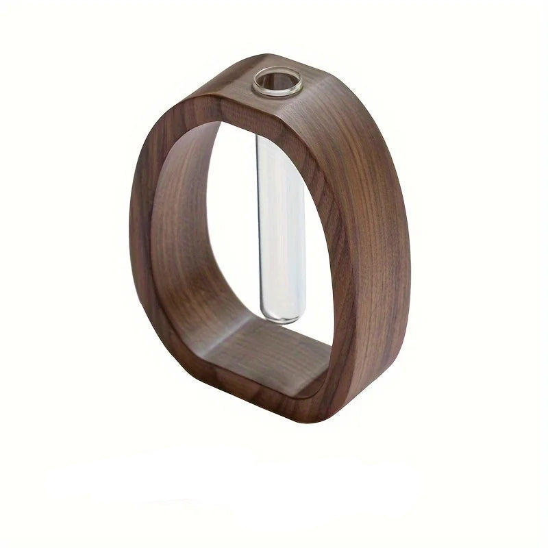 Walnut Floral Ornament
