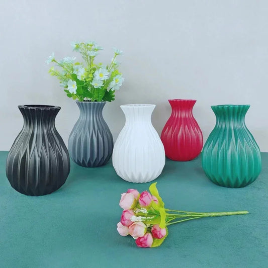 Nordic Flower Vase Plastic