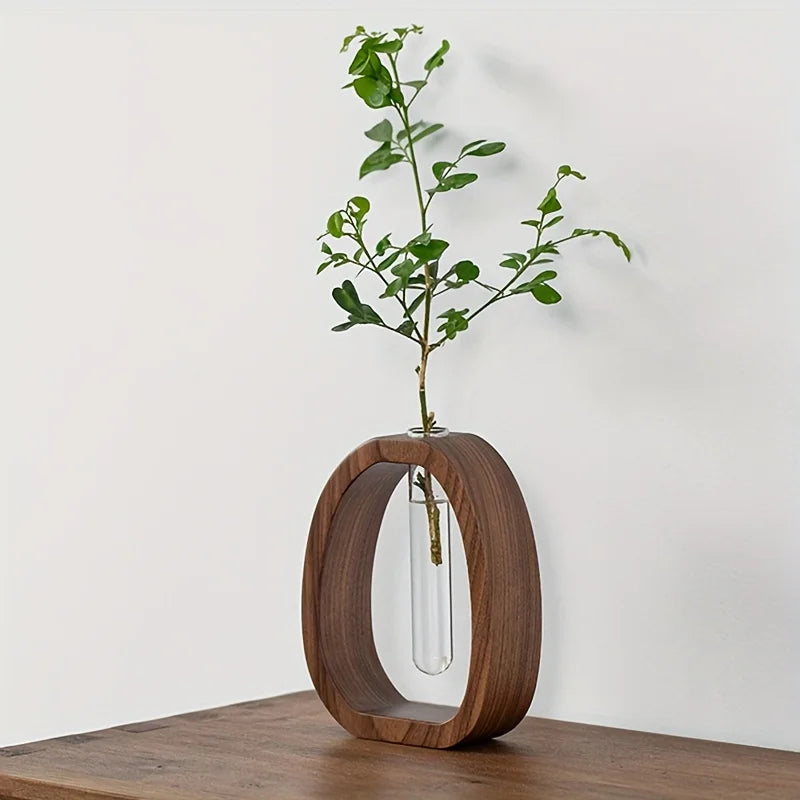 Walnut Floral Ornament
