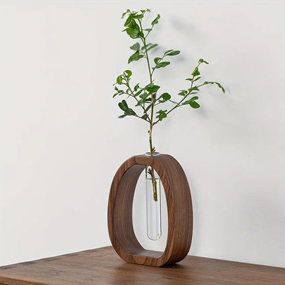 Walnut Floral Ornament