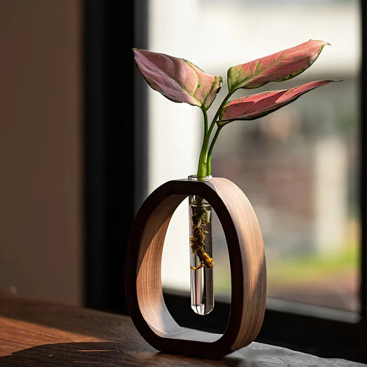 Walnut Floral Ornament