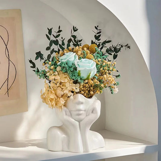 Thinking Girl Vase