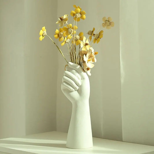 "Being Held" Vase